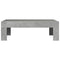 vidaXL Coffee Table with Infinity LED Concrete Grey 90x50x30 cm