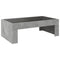 vidaXL Coffee Table with Infinity LED Concrete Grey 90x50x30 cm