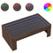 vidaXL Coffee Table with Infinity LED Brown Oak 90x50x30 cm