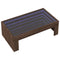 vidaXL Coffee Table with Infinity LED Brown Oak 90x50x30 cm