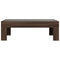 vidaXL Coffee Table with Infinity LED Brown Oak 90x50x30 cm