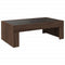 vidaXL Coffee Table with Infinity LED Brown Oak 90x50x30 cm