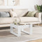 vidaXL Coffee Table with Infinity LED White 50x53x30 cm