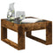 vidaXL Coffee Table with Infinity LED Smoked Oak 50x53x30 cm