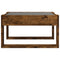 vidaXL Coffee Table with Infinity LED Smoked Oak 50x53x30 cm