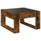 vidaXL Coffee Table with Infinity LED Smoked Oak 50x53x30 cm