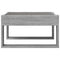 vidaXL Coffee Table with Infinity LED Grey Sonoma 50x53x30 cm