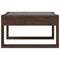 vidaXL Coffee Table with Infinity LED Brown Oak 50x53x30 cm