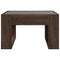 vidaXL Coffee Table with Infinity LED Brown Oak 50x53x30 cm