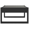 vidaXL Coffee Table with Infinity LED Black 70x53x30 cm