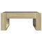 vidaXL Coffee Table with Infinity LED Sonoma Oak 70x53x30 cm