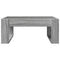 vidaXL Coffee Table with Infinity LED Grey Sonoma 70x53x30 cm