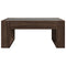vidaXL Coffee Table with Infinity LED Brown Oak 70x53x30 cm