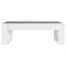 vidaXL Coffee Table with Infinity LED White 90x53x30 cm