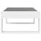 vidaXL Coffee Table with Infinity LED White 90x53x30 cm