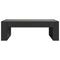 vidaXL Coffee Table with Infinity LED Black 90x53x30 cm