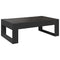 vidaXL Coffee Table with Infinity LED Black 90x53x30 cm