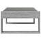 vidaXL Coffee Table with Infinity LED Grey Sonoma 90x53x30 cm