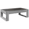 vidaXL Coffee Table with Infinity LED Grey Sonoma 90x53x30 cm