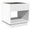 vidaXL Coffee Table with Infinity LED White 50x50x50 cm
