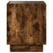 vidaXL Coffee Table with Infinity LED Smoked Oak 50x50x50 cm