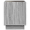 vidaXL Coffee Table with Infinity LED Grey Sonoma 50x50x50 cm