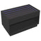 vidaXL Coffee Table with Infinity LED Black 90x50x50 cm