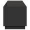 vidaXL Coffee Table with Infinity LED Black 90x50x50 cm