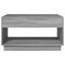 vidaXL Coffee Table with Infinity LED Grey Sonoma 90x50x50 cm