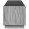 vidaXL Coffee Table with Infinity LED Grey Sonoma 90x50x50 cm