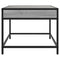 vidaXL Coffee Table with Infinity LED Grey Sonoma 50x50x41 cm