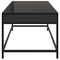 vidaXL Coffee Table with Infinity LED Black 70x50x41 cm