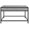 vidaXL Coffee Table with Infinity LED Grey Sonoma 70x50x41 cm