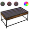 vidaXL Coffee Table with Infinity LED Smoked Oak 90x50x41 cm