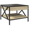 vidaXL Coffee Table with Infinity LED Sonoma Oak 50x50x38 cm