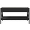 vidaXL Coffee Table with Infinity LED Black 70x50x38 cm
