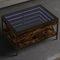 vidaXL Coffee Table with Infinity LED Smoked Oak 70x50x38 cm