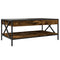 vidaXL Coffee Table with Infinity LED Smoked Oak 90x50x38 cm