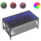 vidaXL Coffee Table with Infinity LED Grey Sonoma 90x50x38 cm