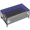vidaXL Coffee Table with Infinity LED Grey Sonoma 90x50x38 cm