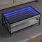 vidaXL Coffee Table with Infinity LED Grey Sonoma 90x50x38 cm