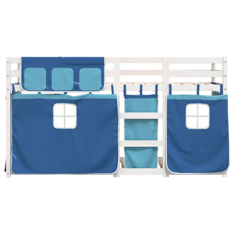 vidaXL Bunk Bed without Mattress Blue 80x200 cm Solid Wood Pine