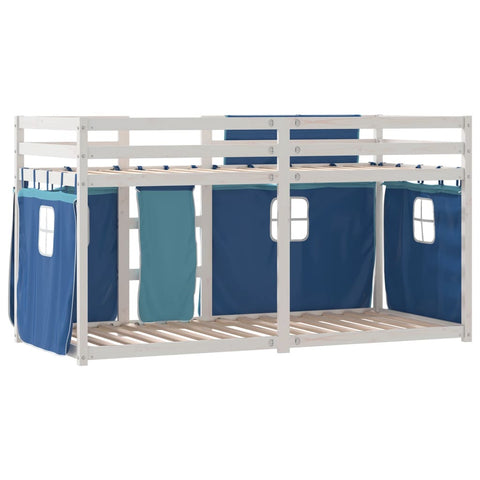 vidaXL Bunk Bed without Mattress Blue 80x200 cm Solid Wood Pine