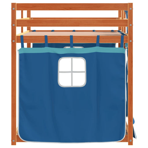 vidaXL Bunk Bed without Mattress Blue 80x200 cm Solid Wood Pine