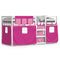 vidaXL Bunk Bed without Mattress Pink 90x200 cm Solid Wood Pine