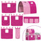 vidaXL Bunk Bed without Mattress Pink 90x190 cm Single Solid Wood Pine