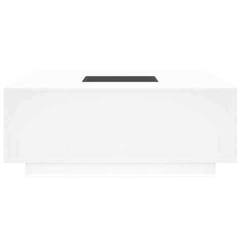 vidaXL Coffee Table with Infinity LED White 100x100x40 cm