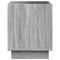 vidaXL Bedside Table with Infinity LED Grey Sonoma 40x40x50 cm