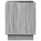 vidaXL Bedside Table with Infinity LED Grey Sonoma 50x50x50 cm