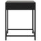 vidaXL Bedside Table with Infinity LED Black 40x40x51 cm